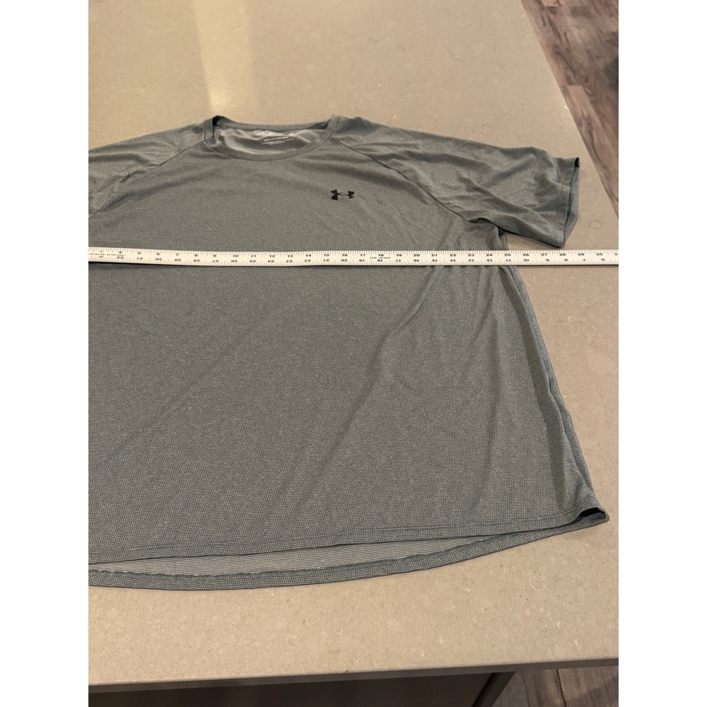 Under Armour Tech Tee Loose Fit Short Sleeve Gray Men's‎ 3XL - Picture 3 of 5